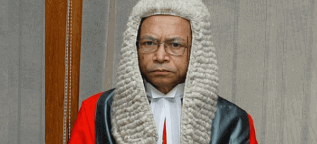 Chief justice stepped down
