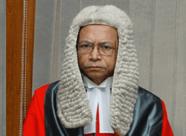 Chief justice stepped down