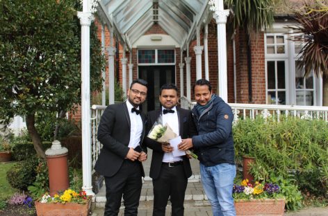 Bangladeshi Gay couple unite in marriage at London