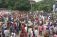 Rickshaw-pullers block road protesting rickshaw ban on 3 major streets in Dhaka